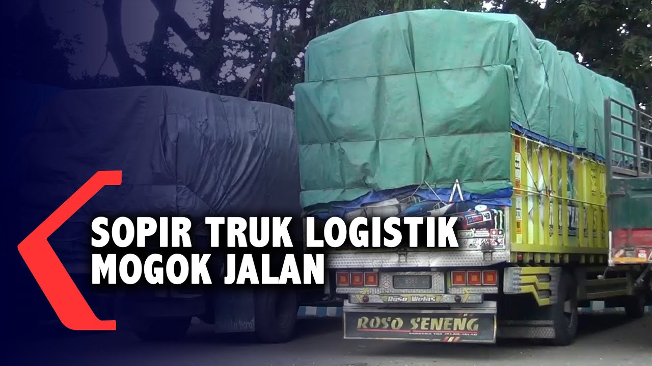 Diwajibkan Rapid Test, Sopir Truk Logistik Mogok Jalan