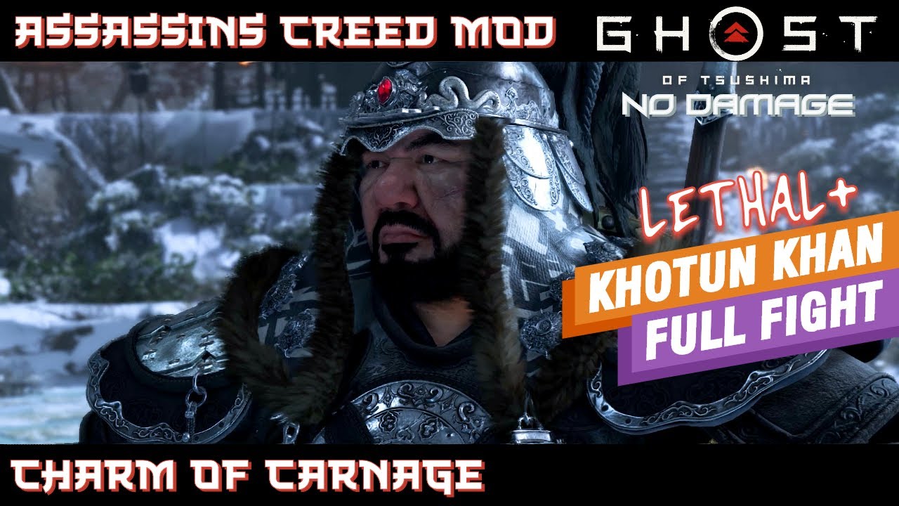 Ghost of Tsushima - Khotun Khan Boss Fight Lethal+ (No Damage)