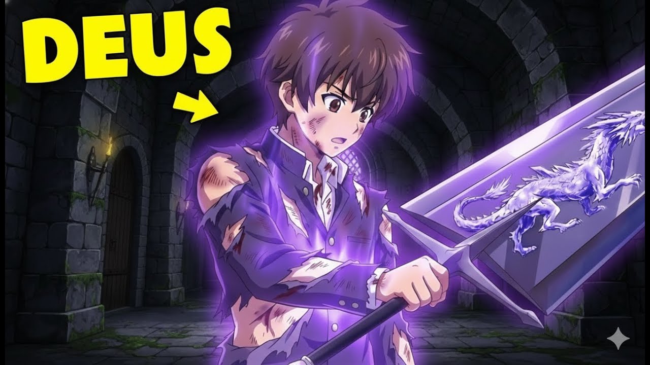 Garoto Inútil com Sorte Rank F Quase Morre, Mas Desperta o Contrato do Deus Mais Forte | Anime Recap