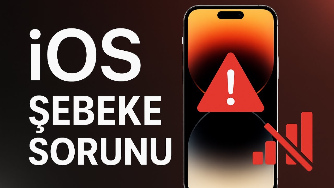 2025 İOS 26 ŞEBEKE SORUN ÇÖZÜM! iPhone Mobil Veri Bağlanmıyor!