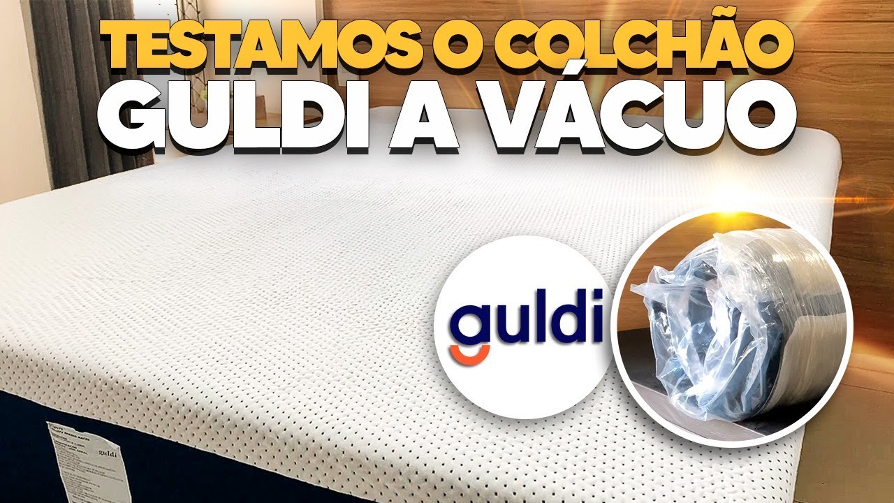 O MELHOR COLCHÃO de MOLA ENSACADA Embalado a Vácuo Custo Benefício! Colchão Guldi OPINIÃO SINCERA!
