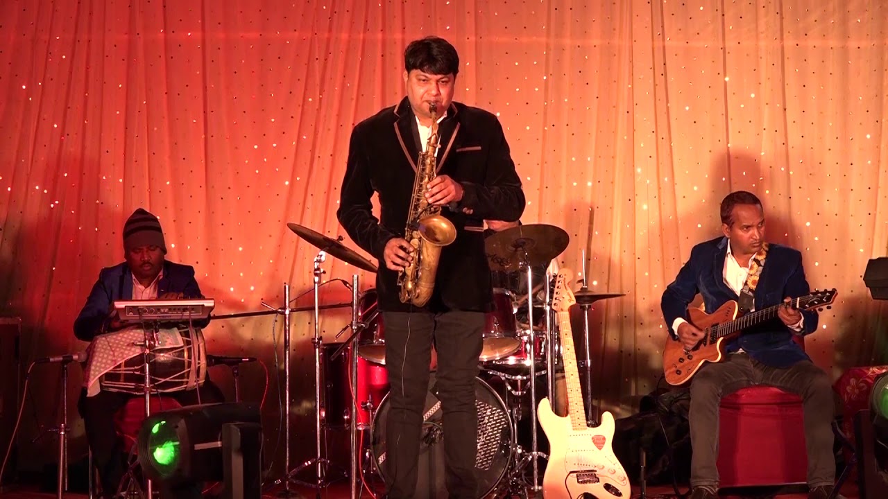 Mere rang mein instrumental   ARIF (guitar saxophone) 13/1/2020 SIBBEL GREENS Raipur
