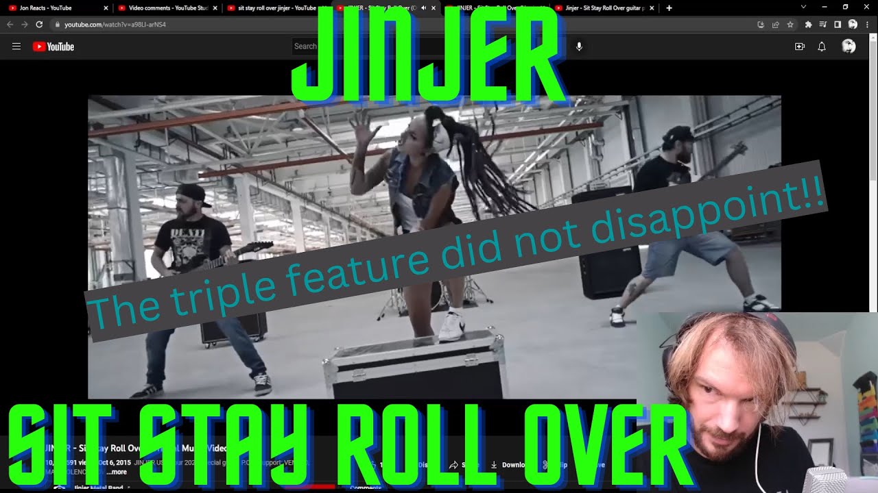 Jinjer - Sit Stay Rollover  (TRIPLE FEATURE REACTION!!!!)