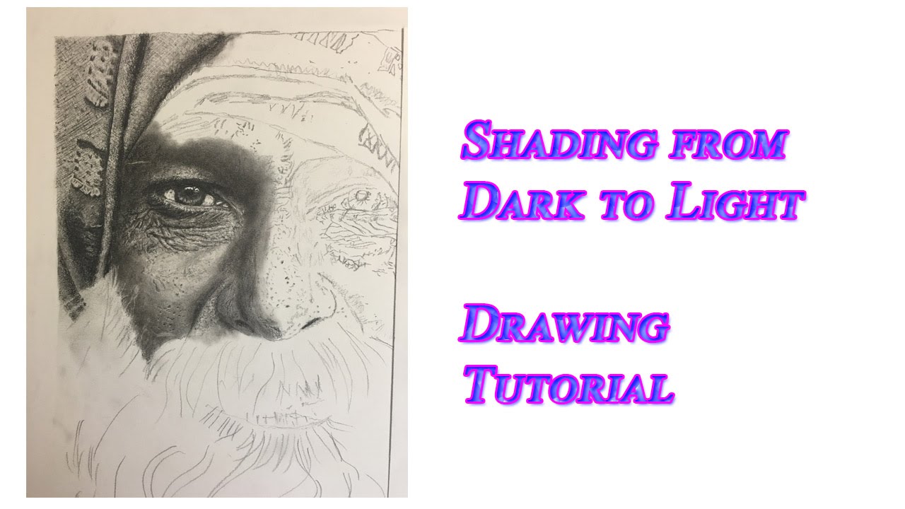 Shading from Dark to Light | Drawing Tutorial | Pencil Demo