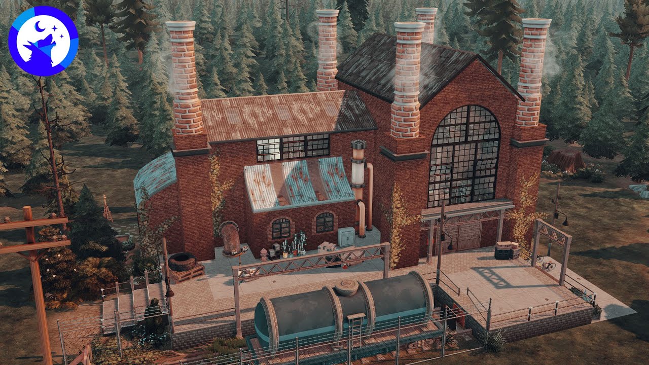 The Abandoned Factory | The Sims 4 | House Build + House Tour (Werewolves GP)