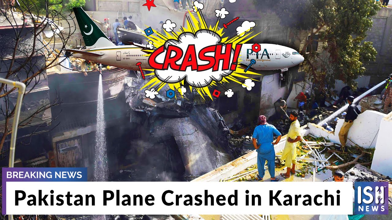 Pakistan Plane Crashed in Karachi