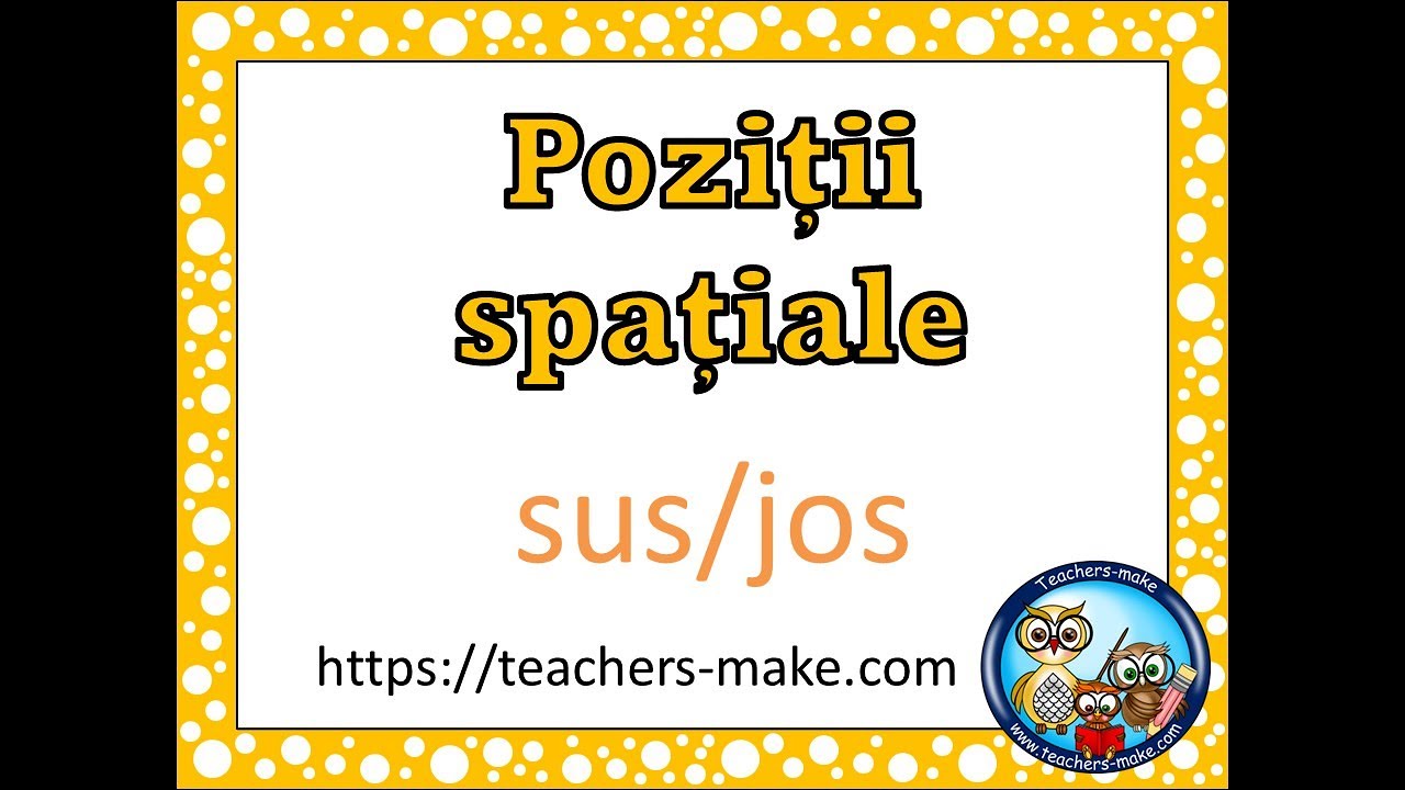 Poziții spațiale/sus-jos/Psihomotricitate/Activitate pentru copii cu CES si prescolari