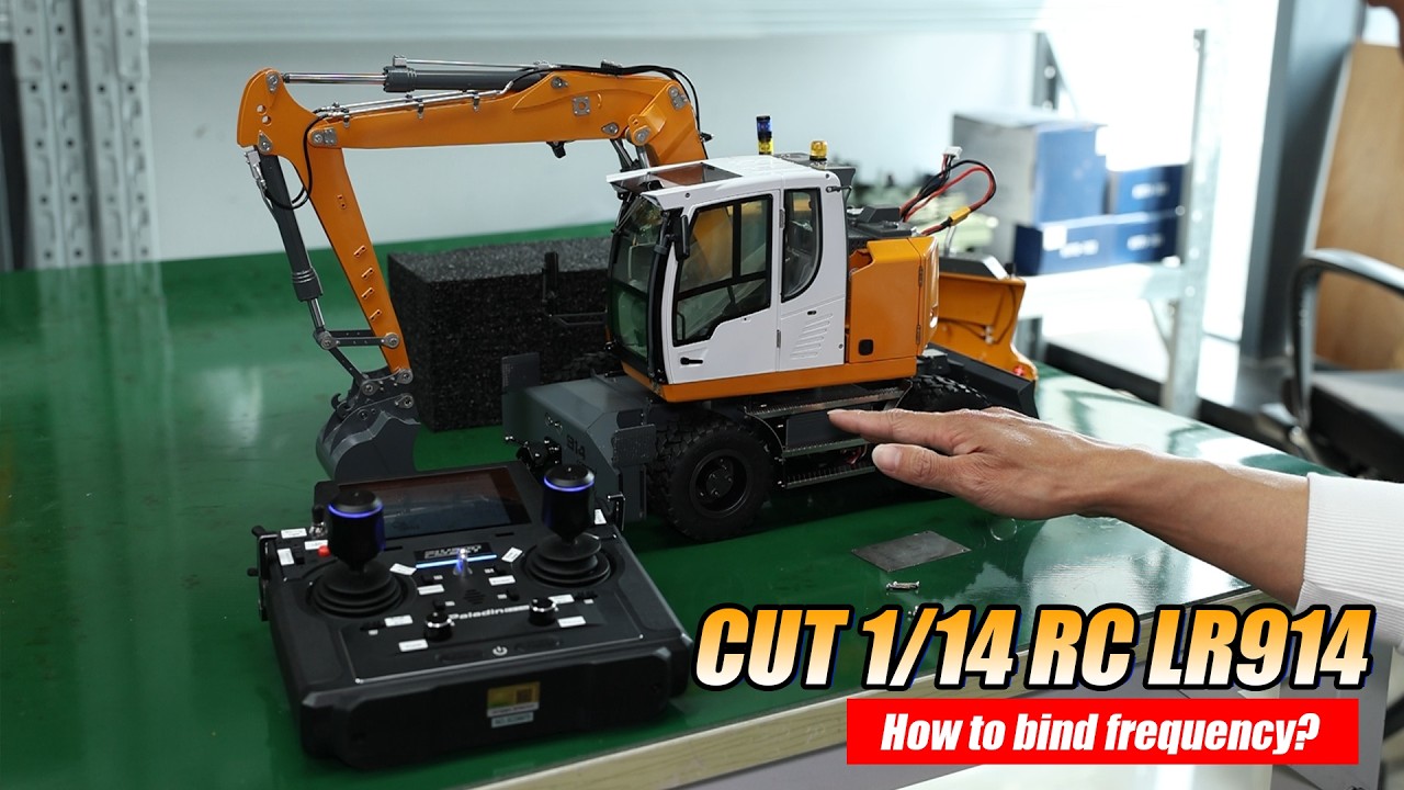 1/14 RC ГИДРАВЛИЧЕСКИЙ ЭКСКАВАТОР LR914 – РУКОВОДСТВО ПО НАСТРОЙКЕ СОПРЯЖЕНИЯ ПУЛЬТА ДИСТАНЦИОННО...