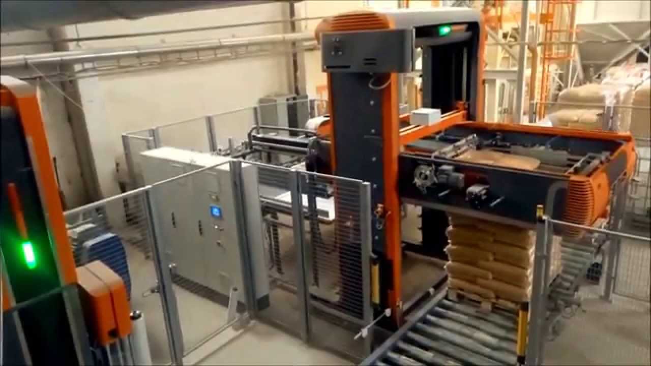 Bag palletizing system