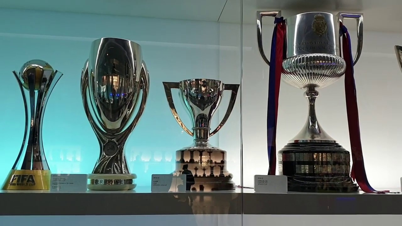 FC Barcelona Museum and the trophies part 1
