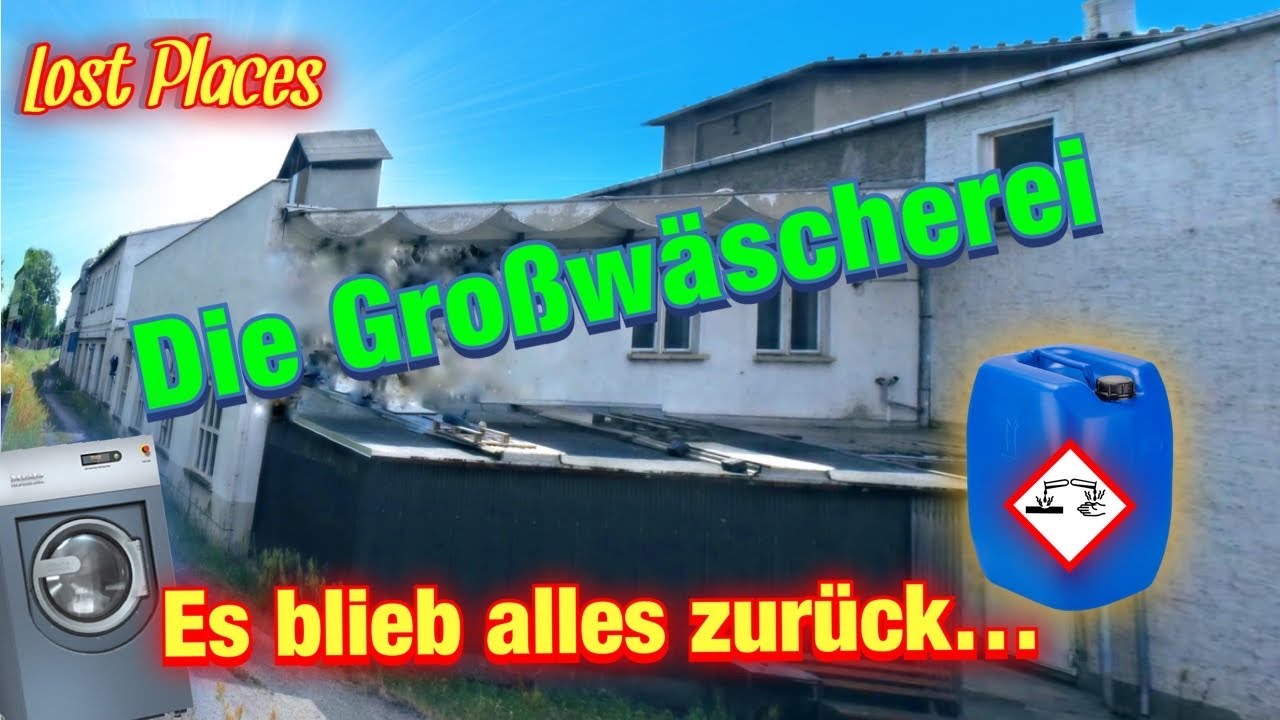Die Wäscherei, alles blieb einfach zurück, jede Rettung war erfolglos. - Lost Places | Mützes Welten