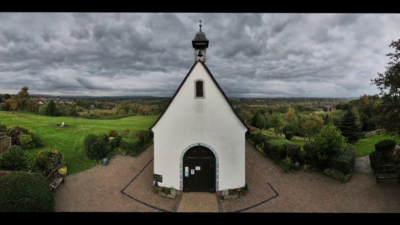 St John Fisher Schoenstatt Shrine. Drone photos and video. 360.