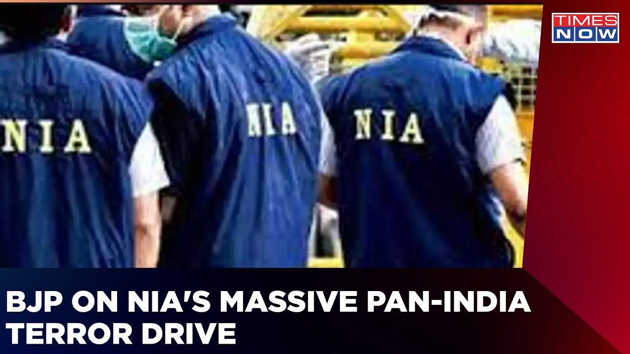 BJP On Massive Anti-Terror Raids On PFI | NIA Conducts Massive Pan-India Drive | English News