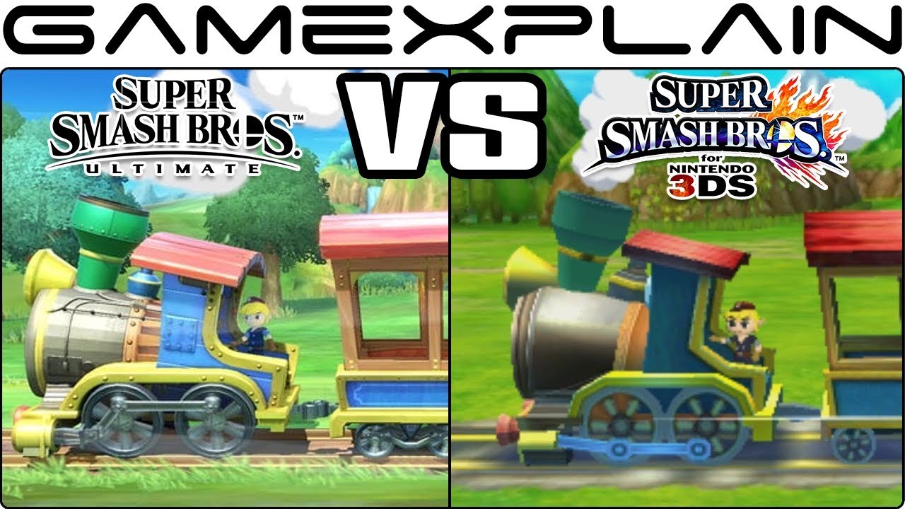 Super Smash Bros. Ultimate Graphics Comparison: Switch vs. 3DS (ALL RETURNING STAGES!)
