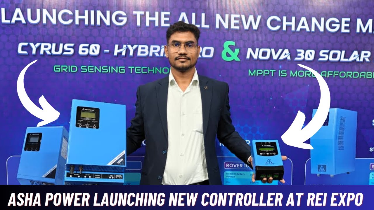 Asha Power Launching New Hybrid and MPPT Controller at REI Expo 2025 | Asha Power Inverters