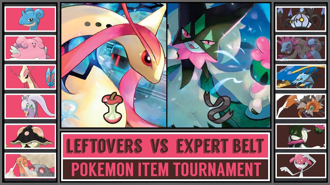 LEFTOVERS vs EXPERT BELT | Pokémon Item Tournament  [Battle #4]