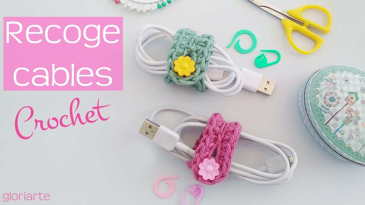 RECOGE CABLES de GANCHILLO. PICK up CROCHET CABLES.