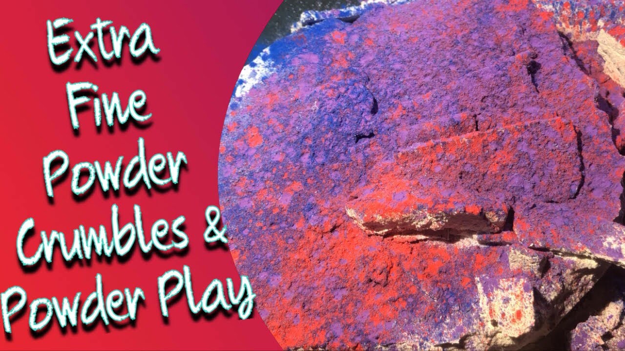 Satisfying + ASMR : Requested Powdery Crumbles and Powder Play : Relax