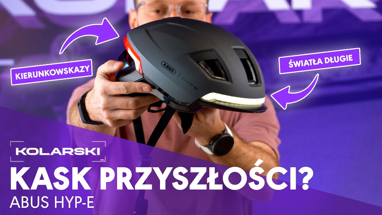 Kask przyszłości? Technologia, bezpieczeństwo, design. Czym zaskoczy Cię Abus Hyp-E?