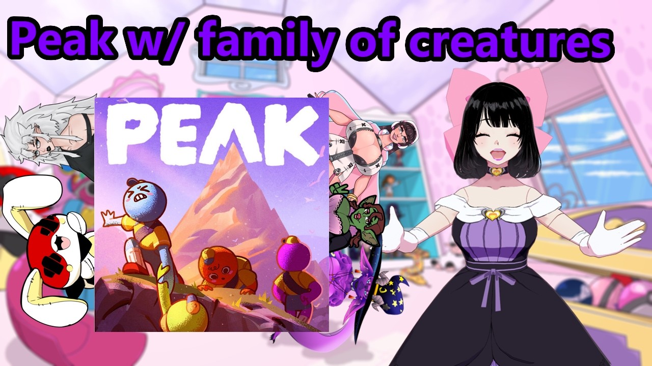 I played Peak for the first time with unhinged people I love...