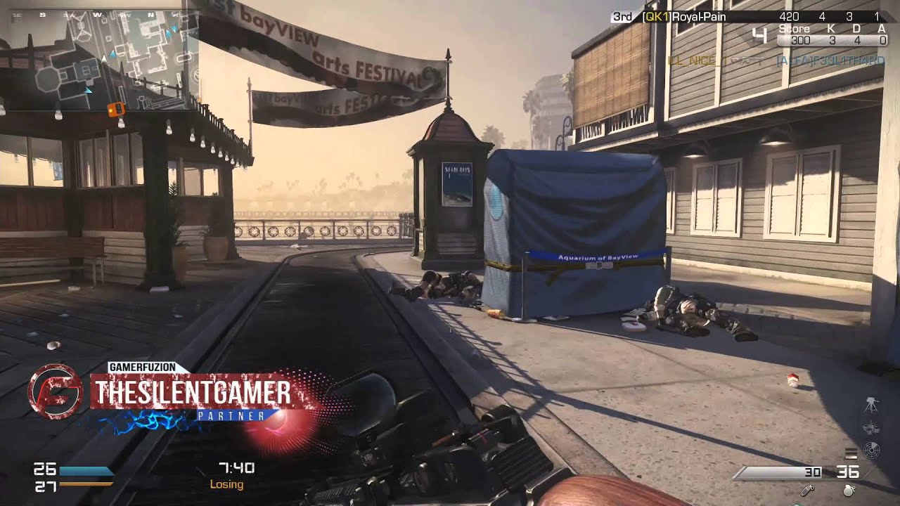 Call of Duty Ghosts Onslaught DLC Trial Multiplayer Gameplay 2(No Commentary)