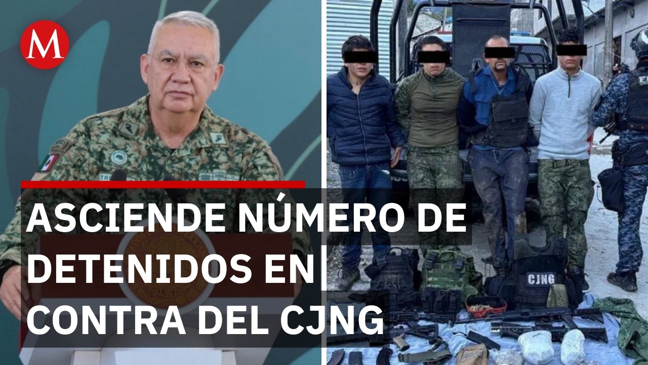 Saldo letal para el CJNG: 37 abatidos y 72 detenidos en operativo de Sedena