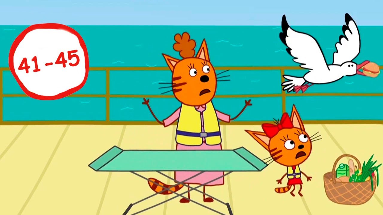Kid-E-Cats | Compilação de episódios | Episódios 41-45 | Cartoons em portugues