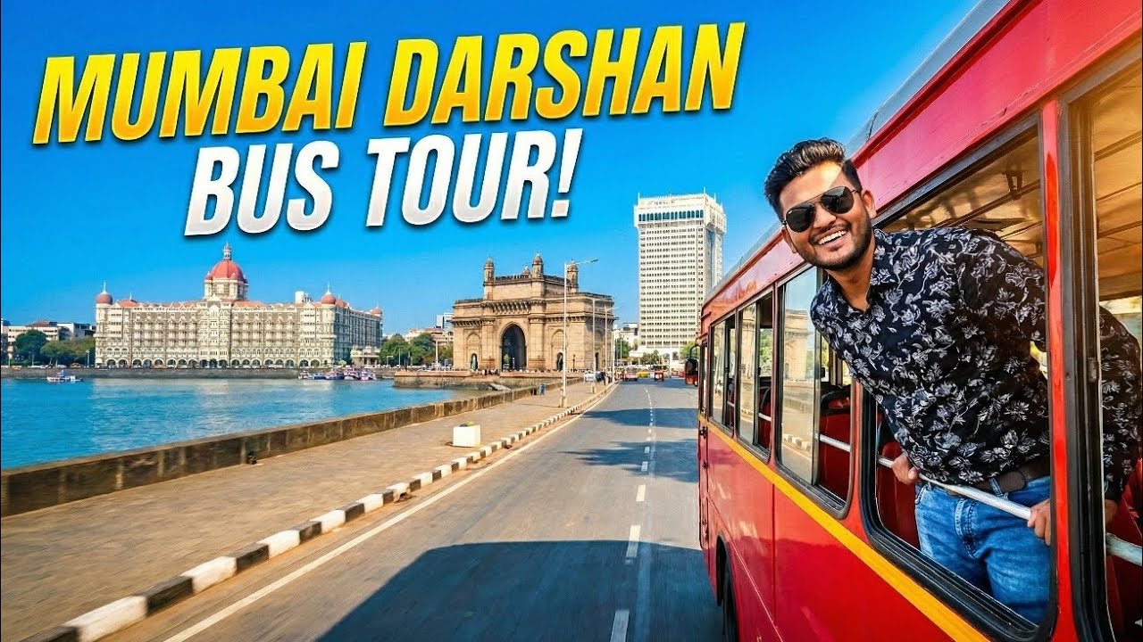Mumbai Darshan Bus Tour | Exploring Mumbai in One Day 🚌✨