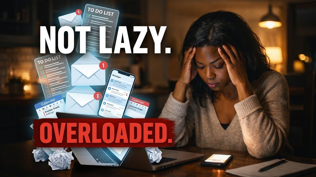 You’re Not Lazy — You’re Overloaded | The Overworked Woman Reset