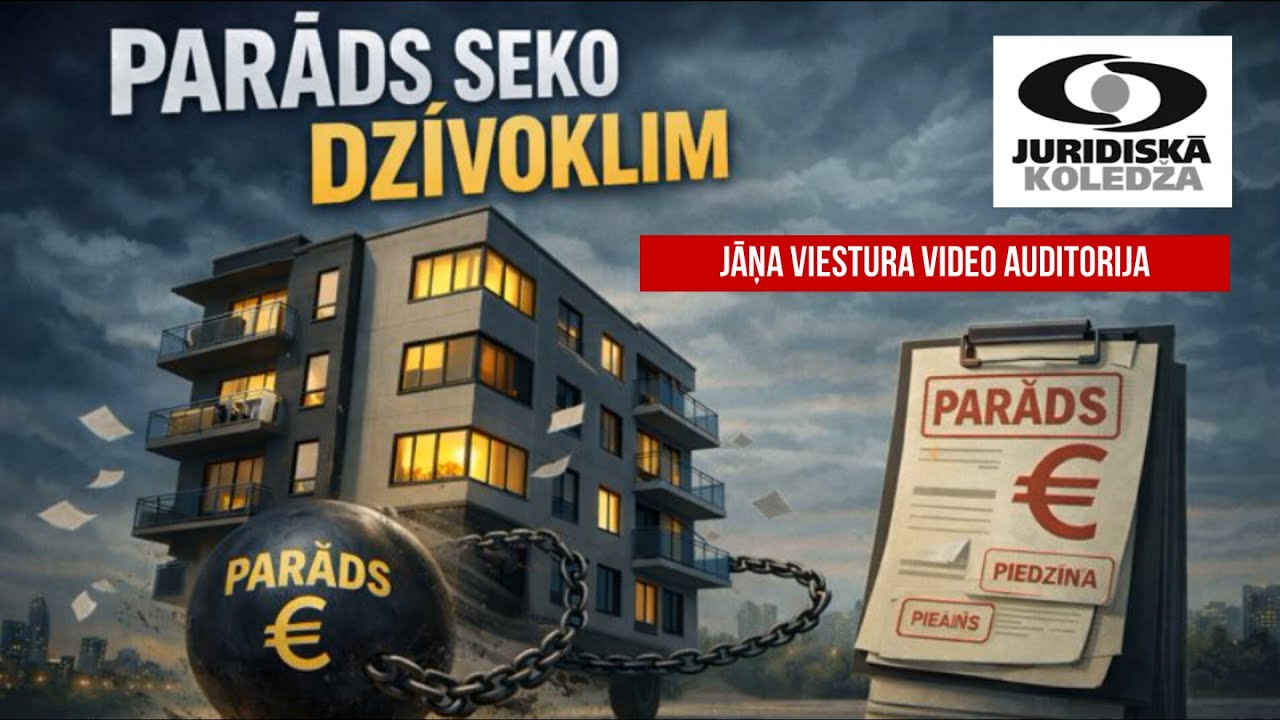 Parāds seko dzīvoklim. Imants Lubāns. Juridiskā koledža jautā un atbild. 4. daļa. (Nr.109).