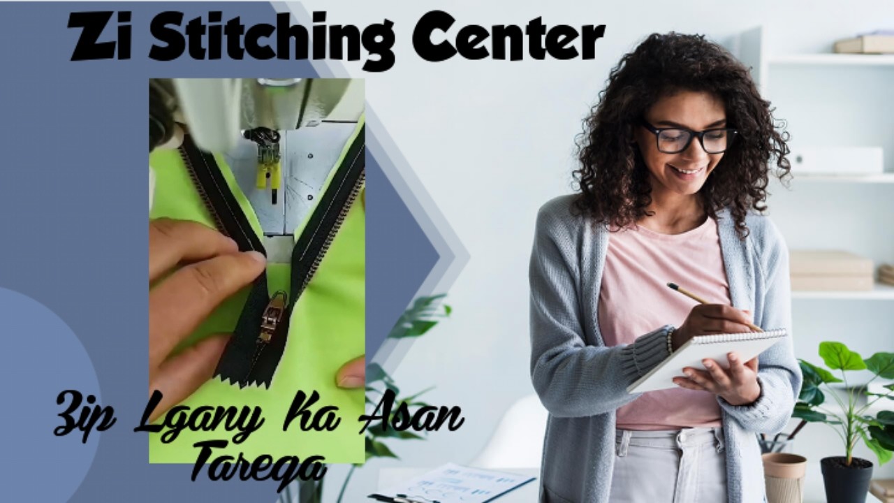 Kameez Mein Zip lgany ka Asan Tareka @ZiStitchingcenter