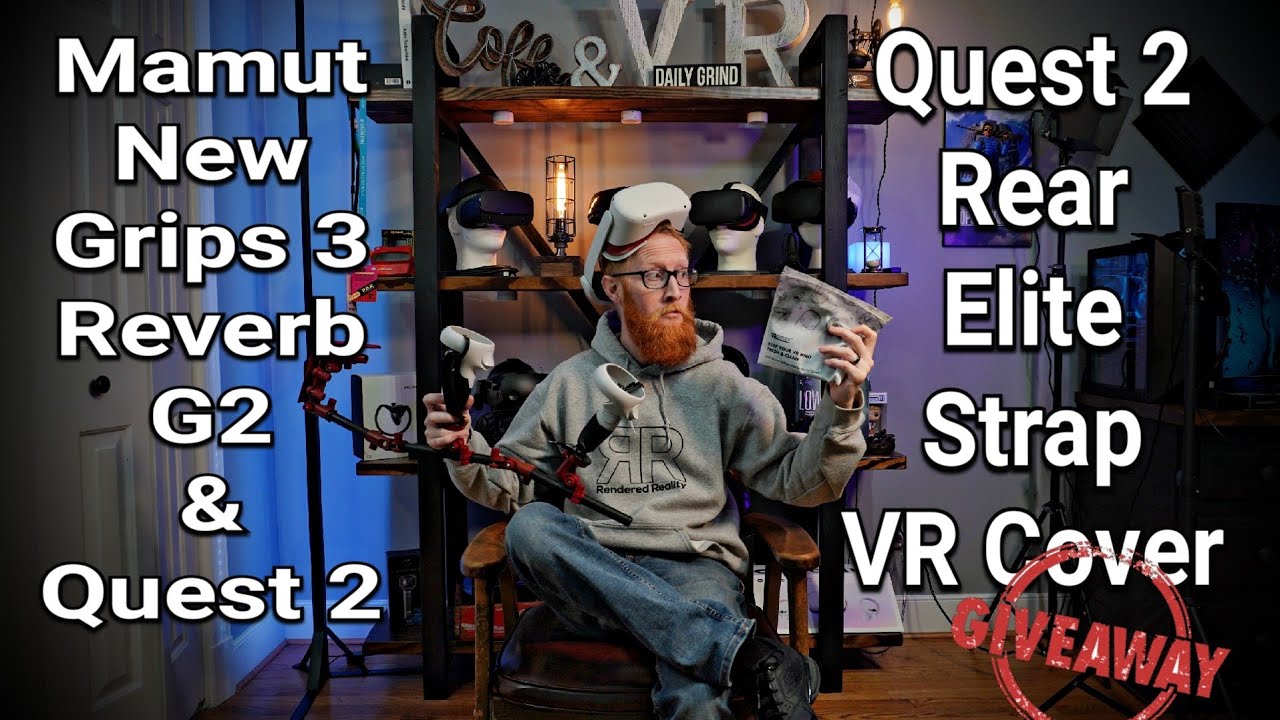 Oculus Quest 2 VR Cover - Elite Strap | New Mamut Grips 3, VR Games 2021 - VR Vlog
