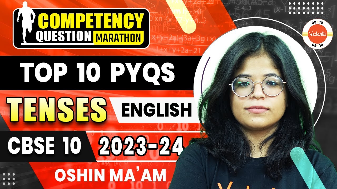Top 10 PYQS from Tenses | Class 10 English Grammar | CBSE Board Exam 2024