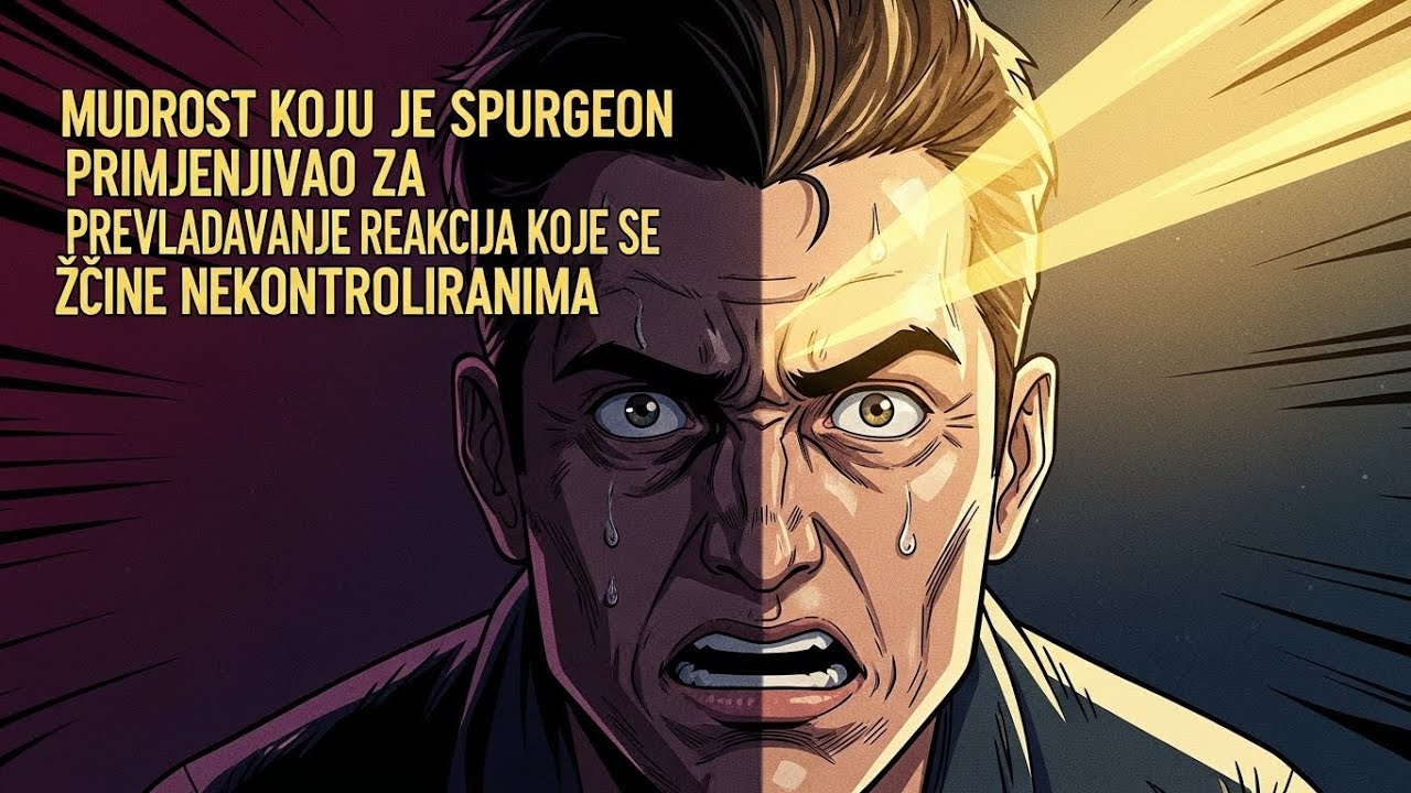Spurgeonova mudrost primijenjena za prevladavanje reakcija koje se čine nekontroliranima 😡✝️