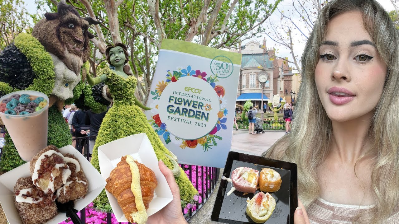 Opening Day of Epcot's Flower and Garden Festival | New Topiaries | Brunchcot is Back