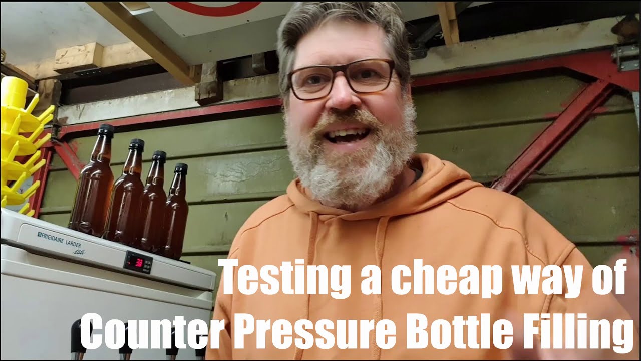 Testing a cheap way of Counter Pressure Bottle Filling for Home Brew