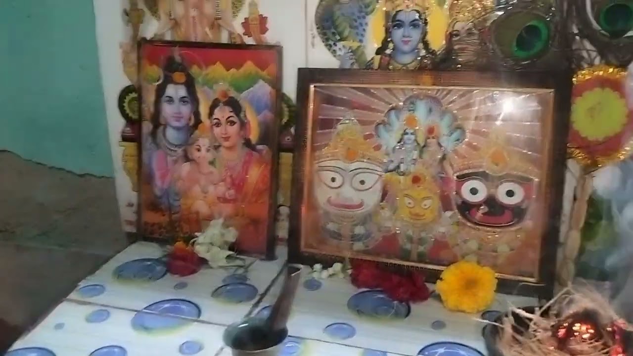 #odisha fastival mokar sankar puja in my 🏠🙏🙏