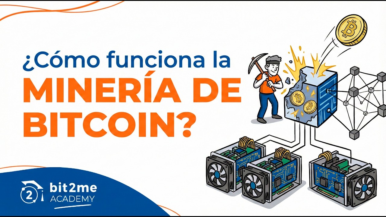 Minería de Bitcoin EXPLICADA: Proof of Work, ASICs y por qué es casi imposible hackear la blockchain