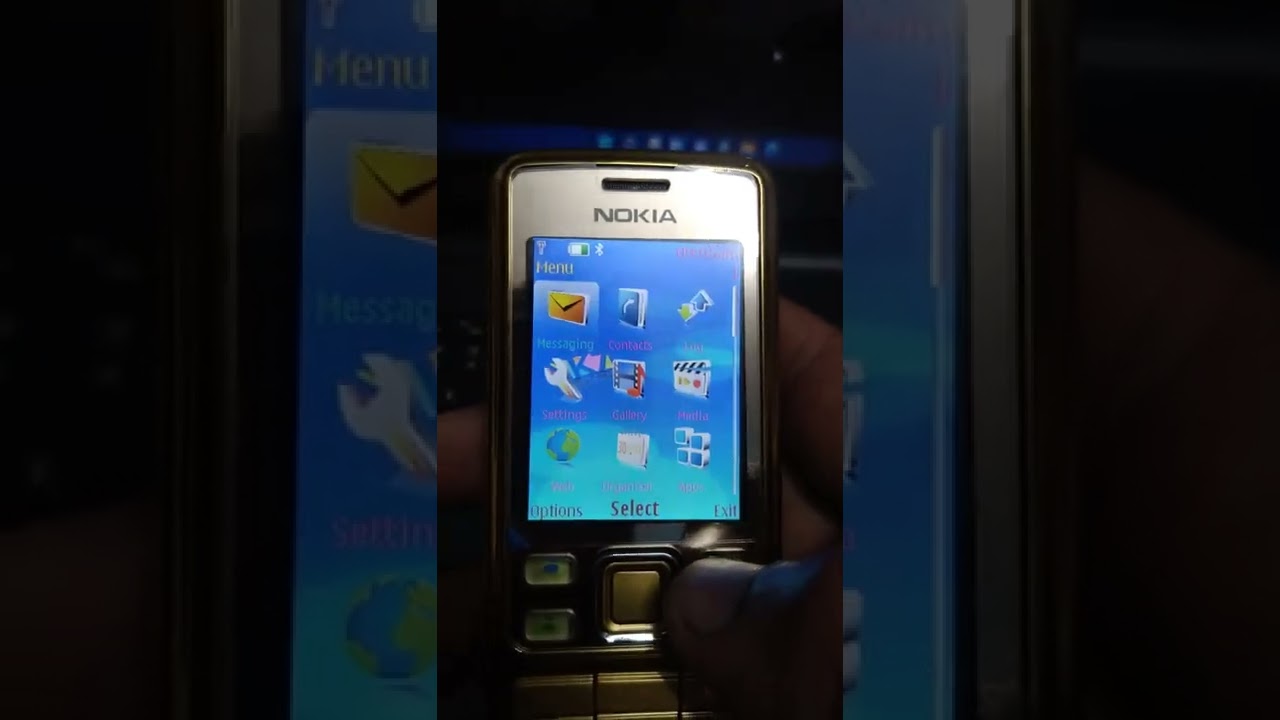 New Nokia theme create in pc and apply in Nokia 6300 Mobile|2007 Model|Nokia Series 40 Theme Studio