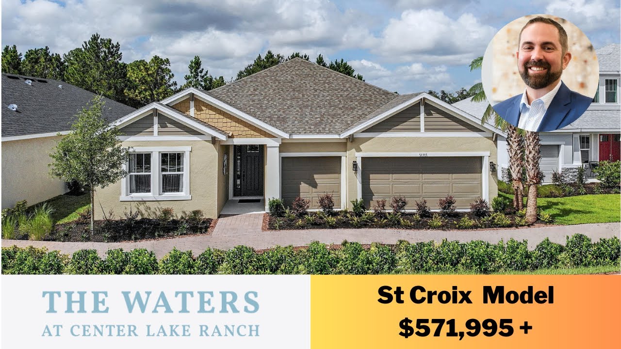 Taylor Morrison, The Waters at Center Lake Ranch, St Croix Model, St Cloud, Florida