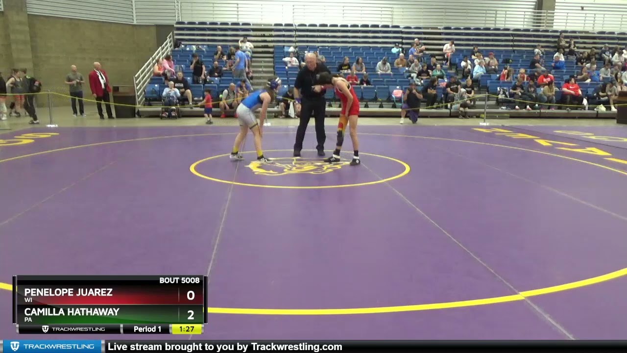100 Lbs Round 1 - Penelope Juarez, WI Vs Camilla Hathaway, PA 3d0a