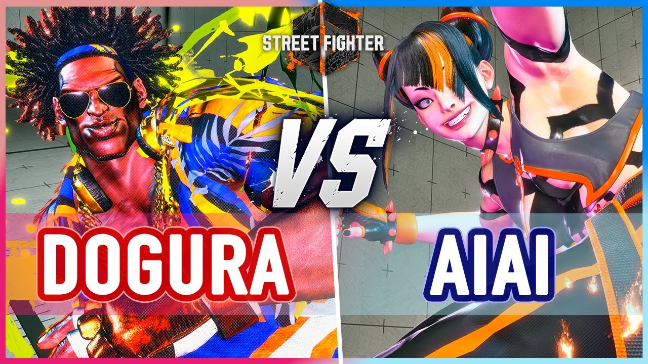 SF6 🔥 Dogura (Dee Jay) vs Aiai (Juri) 🔥 Street Fighter 6