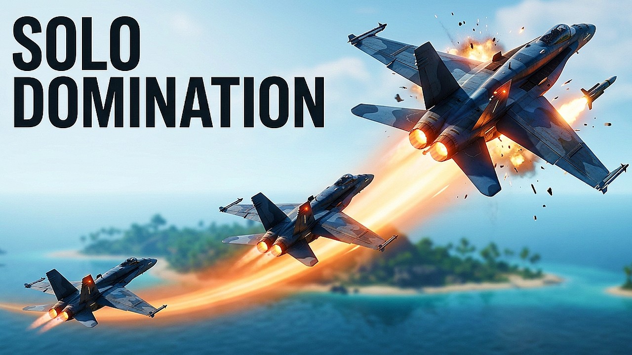 F-18 Solo Domination Dead Match | Modern Warplanes: PvP Warfare