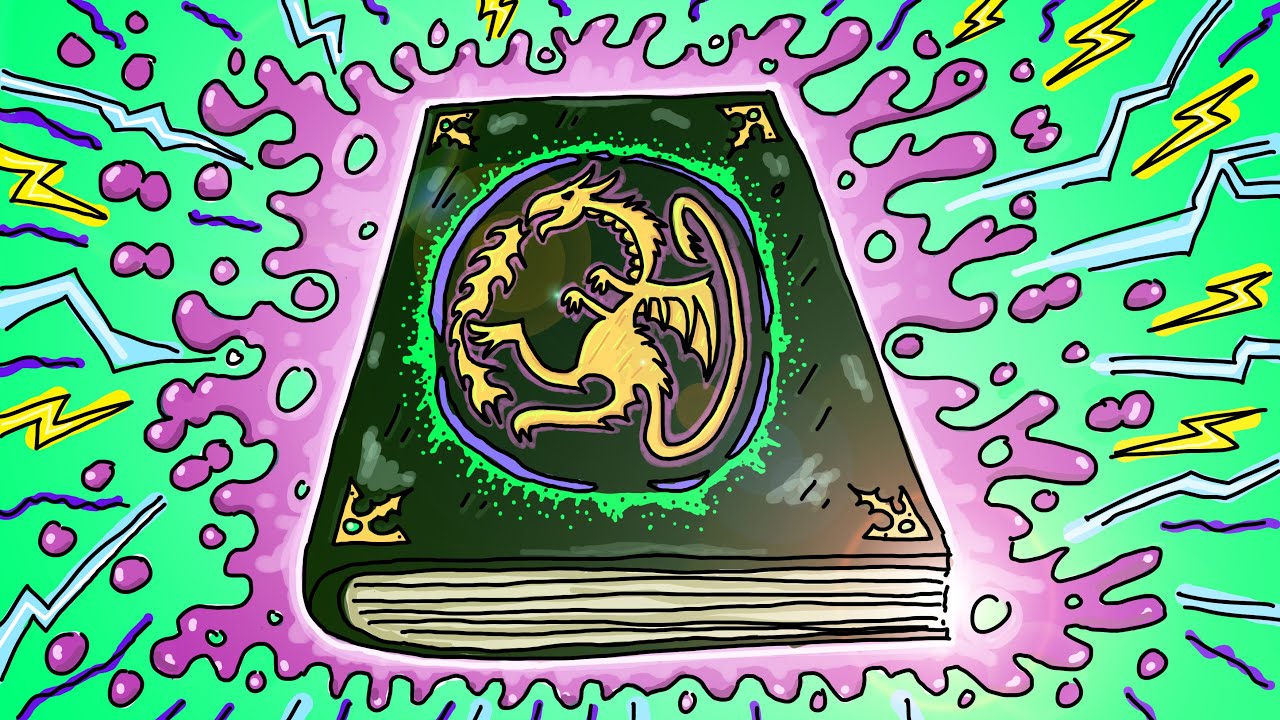 #AdArt - Learn how to draw The Descendants spellbook. Step-by-step.
