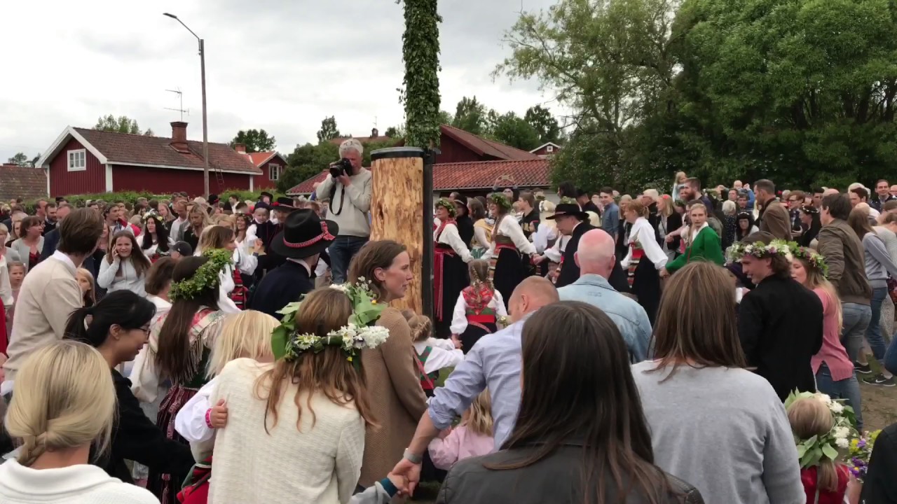 Midsommarafton i Vikarbyn Dalarna 2017