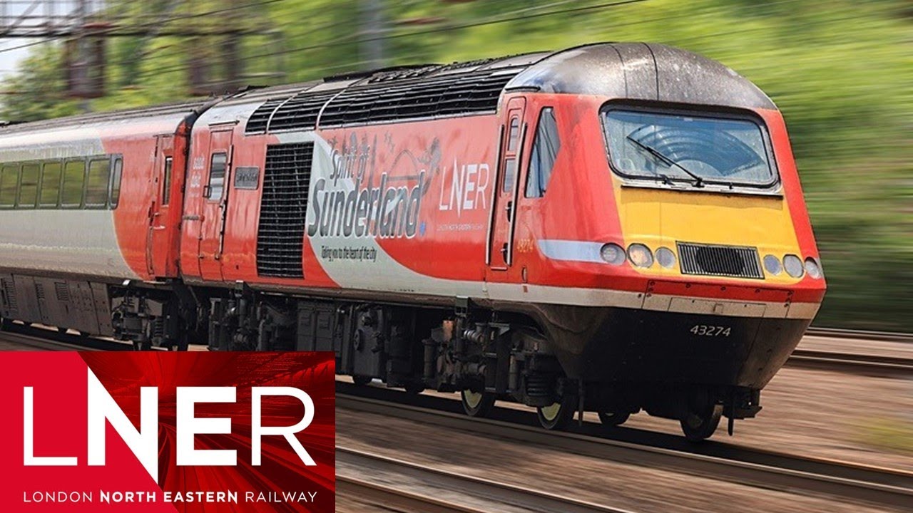 London Kings Cross to Edinburgh Waverley by train - ***FULL JOURNEY LNER HST*** (passenger view)
