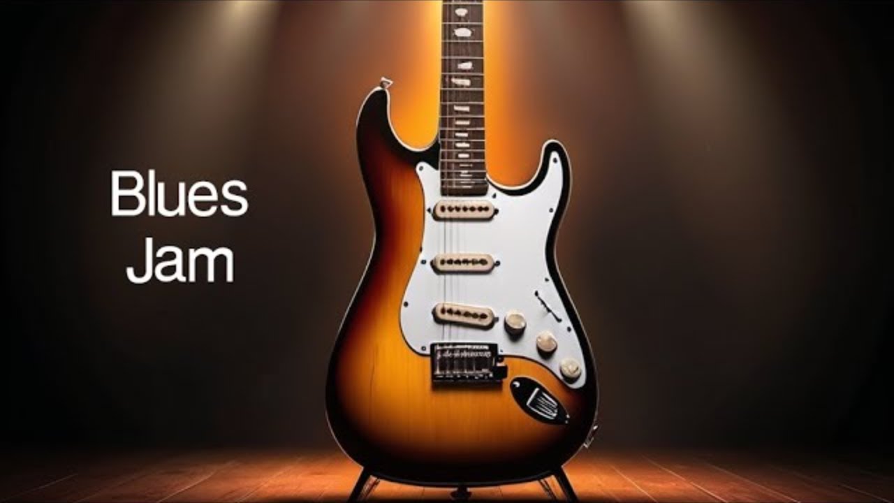 Classic Blues Rock Guitar Backing Track in F# Minor