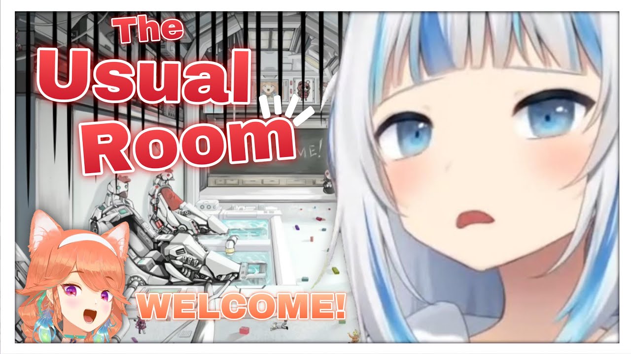 Kiara shows Gura 'The Usual Room' and she is TERRIFIED