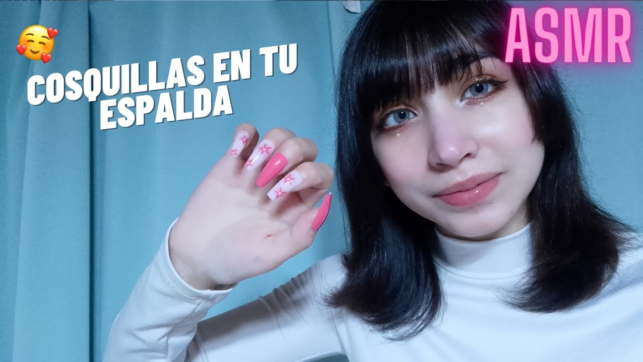 ASMR| COSQUILLAS EN TU ESPALDA atención personal (Roleplay)