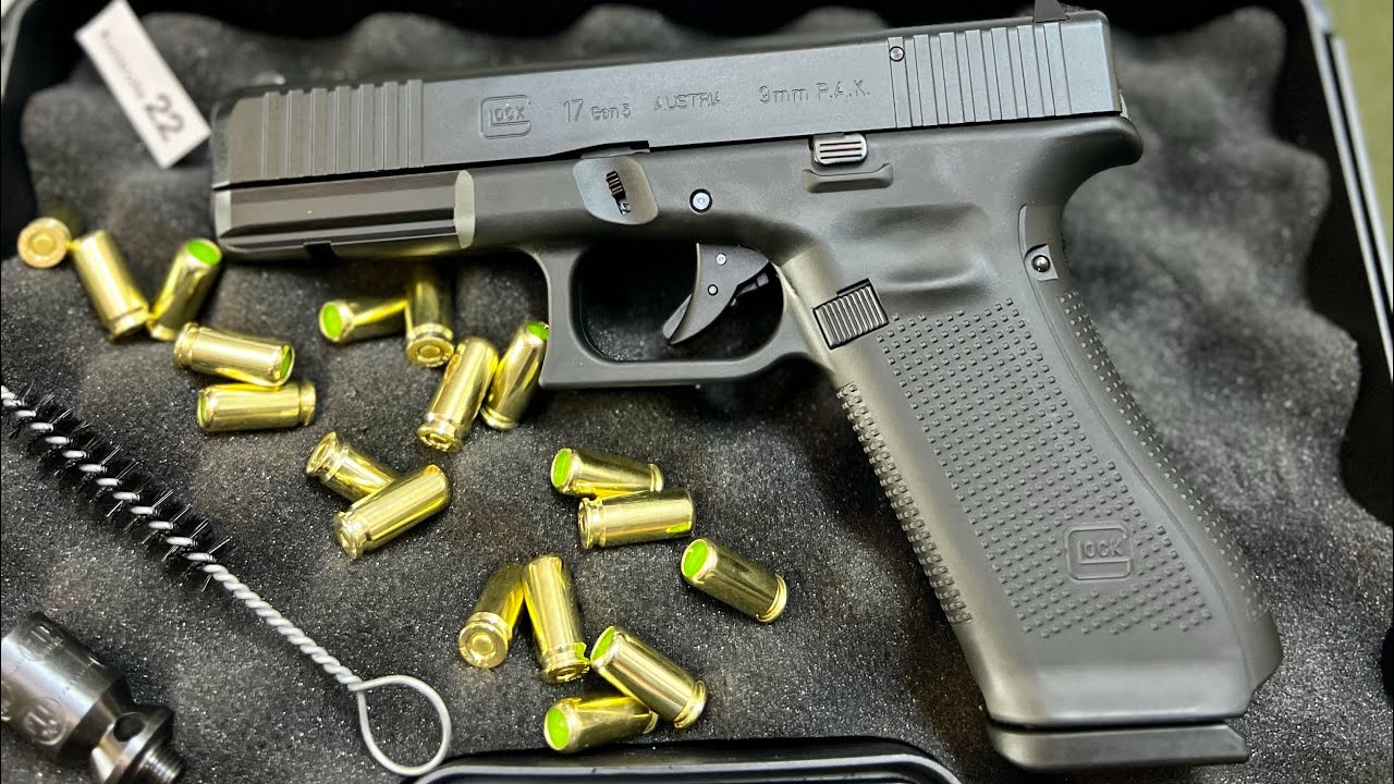 GLOCK 17 GEN 5 แบลงค์กันงานของ UMAREX เหมือนยันเงา @บีบีแอนด์แคมป์ปิ้ง